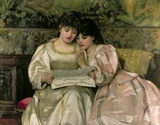COSTA Giovanni Battista - Two girls singing