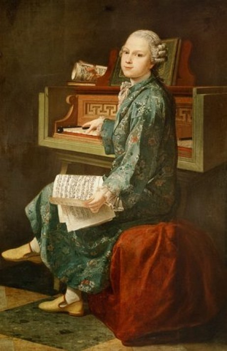 PERRONNEAU Jean-Baptiste - Young man at the clavichord 