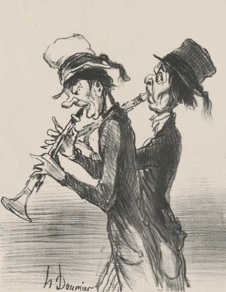 DAUMIER Honoré - Monsieur Léon Faucher... (detail)