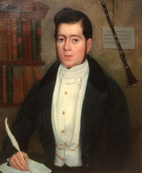 ANONYMOUS - Portrait of a musician 