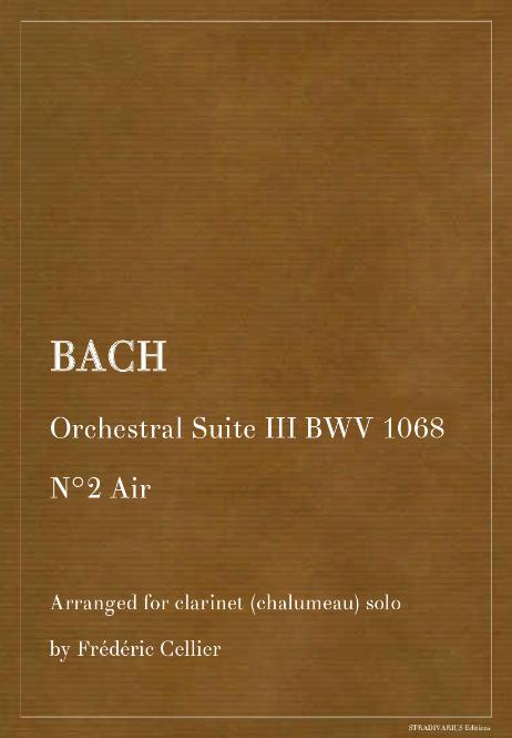 BACH Johann Sebastian - Orchestral Suite III BWV 1068