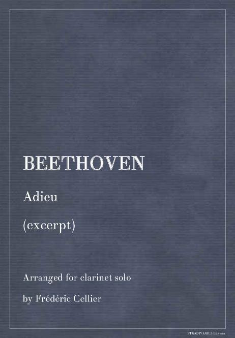 BEETHOVEN Ludwig van - Adieu