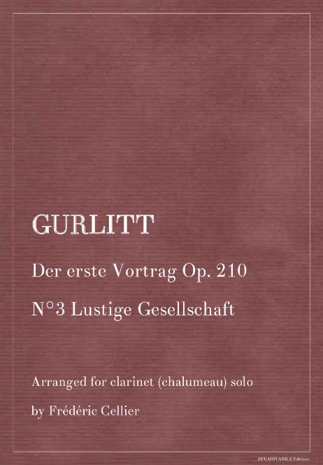 GURLITT Cornelius - Der erste Vortrag Op. 210