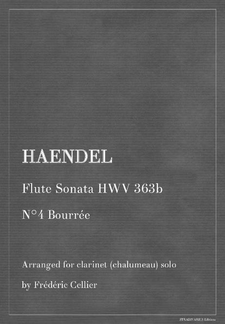 HAENDEL Georg Friedrich - Flute Sonata HWV 363b