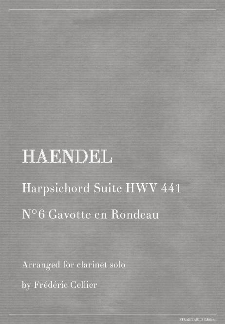 HAENDEL Georg Friedrich - Harpsichord Suite HWV 441