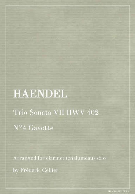 HAENDEL Georg Friedrich - Trio Sonata VII HWV 402