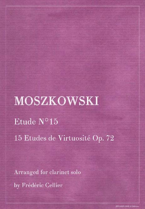 MOSKOWSKI Moritz - 15 Etudes de Virtuosité Op. 72