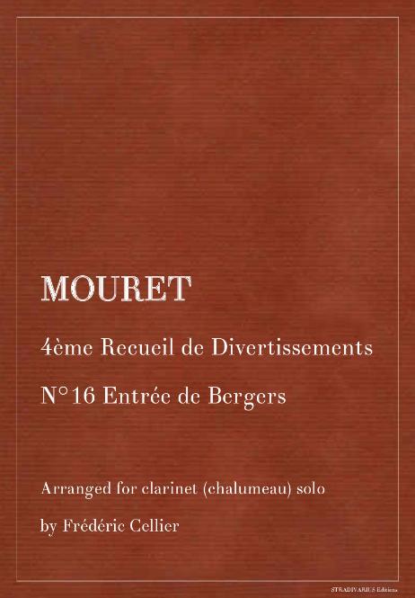 MOURET Jean-Joseph - 4ème Recueil des Divertissements du Nouveau Théâtre Italien
